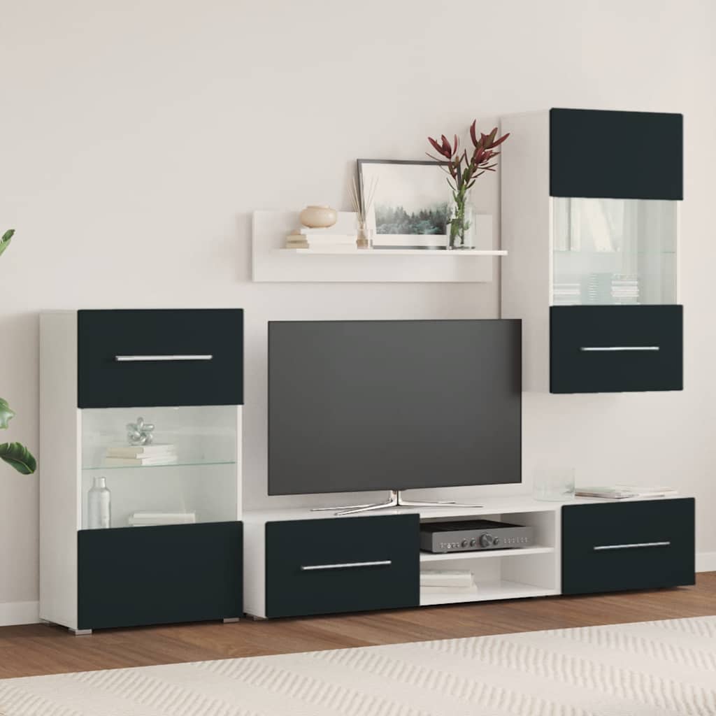 TV jedinice od 5 dijelova s LED rasvjetom Matt Indigo