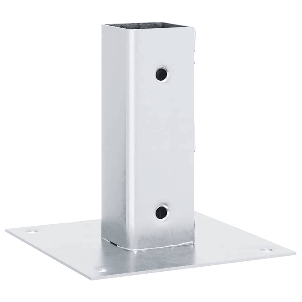 Postolja za stupove kvadratna 4 kom 46x46 mm pocinčani čelik