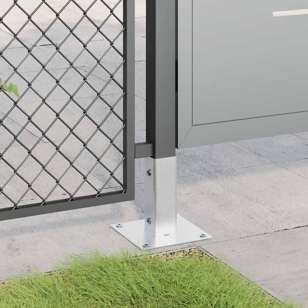 Postolja za stupove kvadratna 4 kom 46x46 mm pocinčani čelik