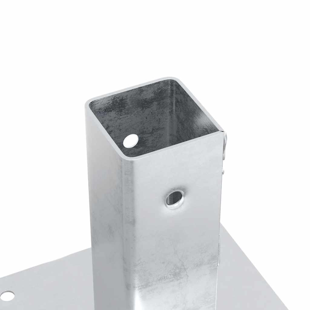 Postolja za stupove kvadratna 4 kom 46x46 mm pocinčani čelik
