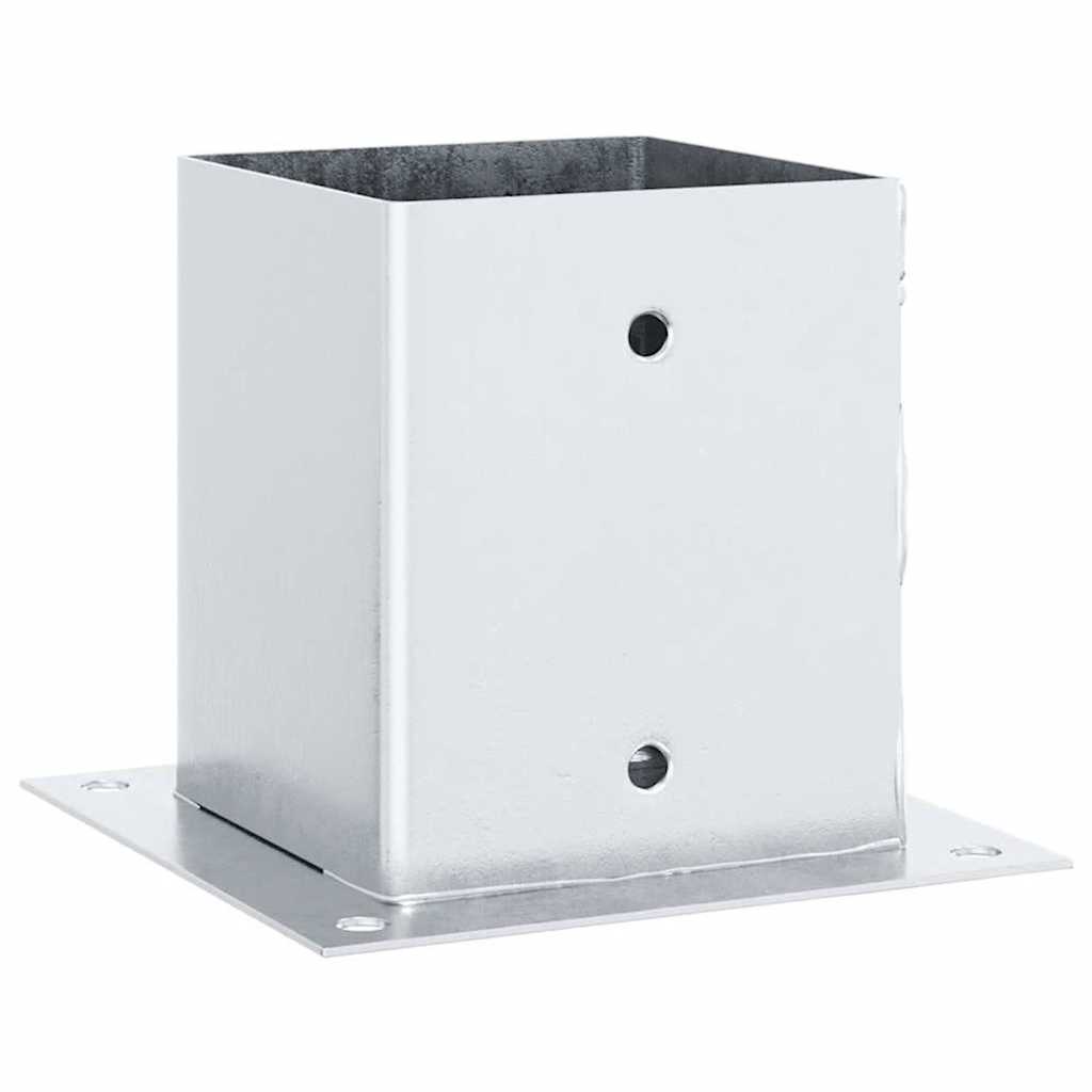 Postolja za stupove kvadratna 4 kom 101x101 mm pocinčani čelik