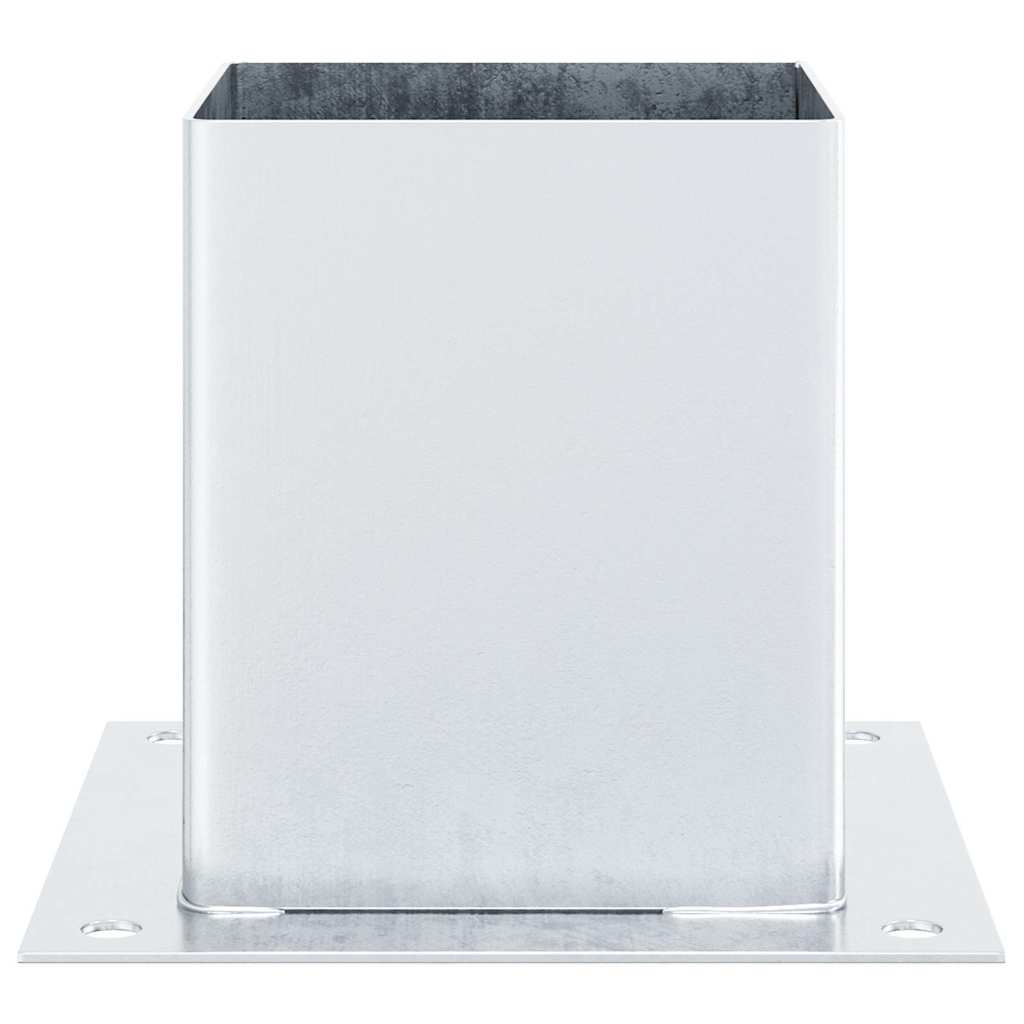 Postolja za stupove kvadratna 4 kom 101x101 mm pocinčani čelik