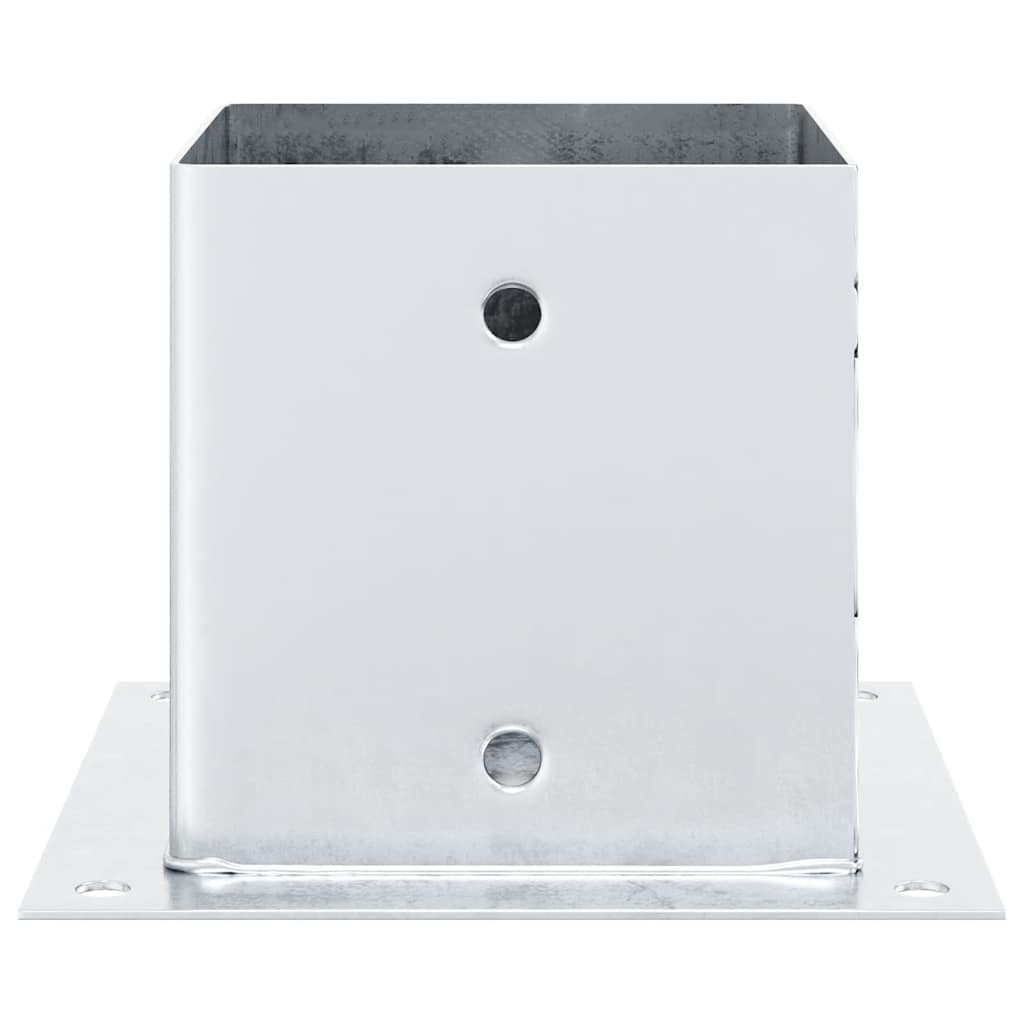 Postolja za stupove kvadratna 12 kom 141x141 mm pocinčani čelik