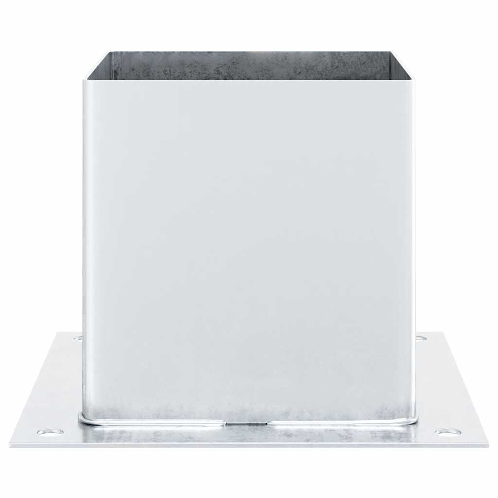 Postolja za stupove kvadratna 12 kom 141x141 mm pocinčani čelik