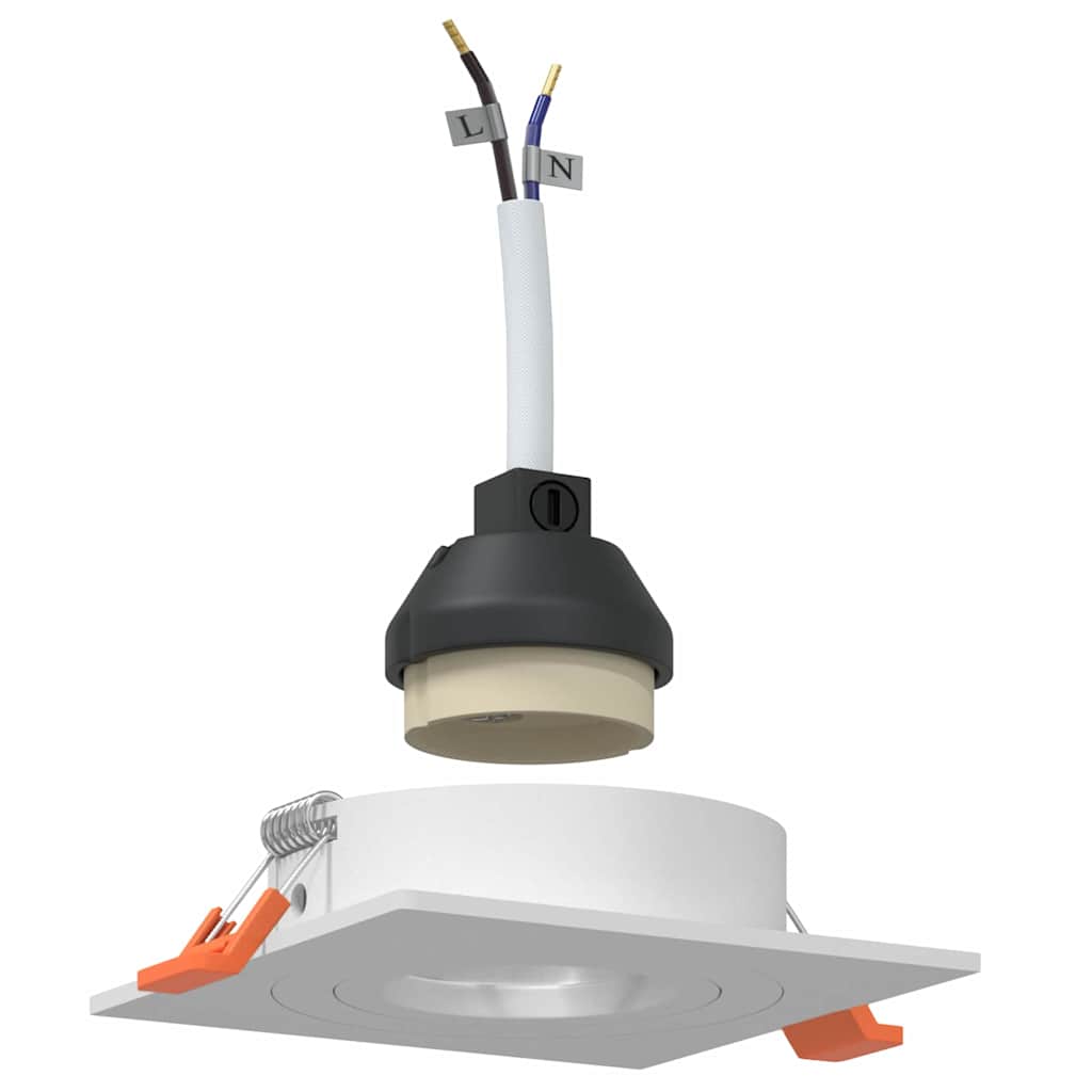 Reflektor 12 pcs Bijelo 9 x 9 x 2 cm Aluminij