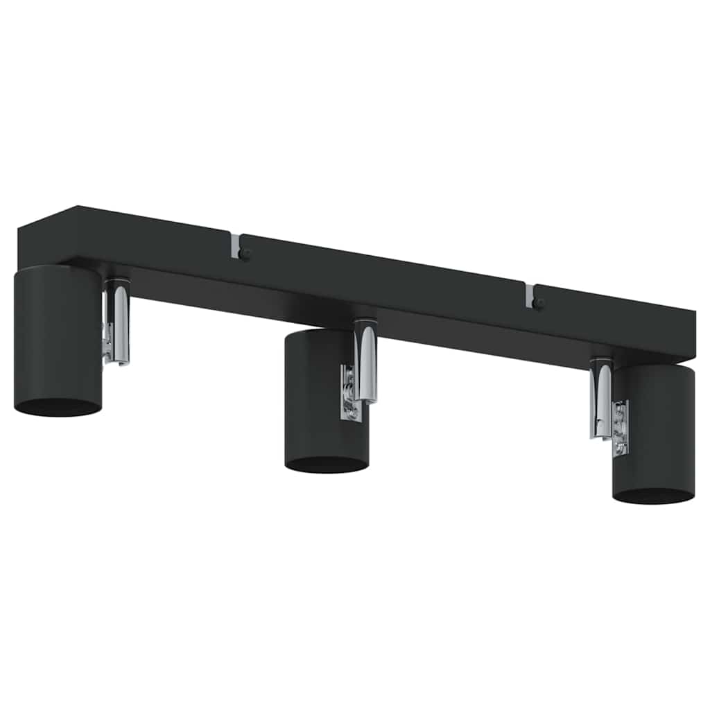 Stropni reflektor s reflektorima Crna 38 x 6,5 x 11,5 cm Metal