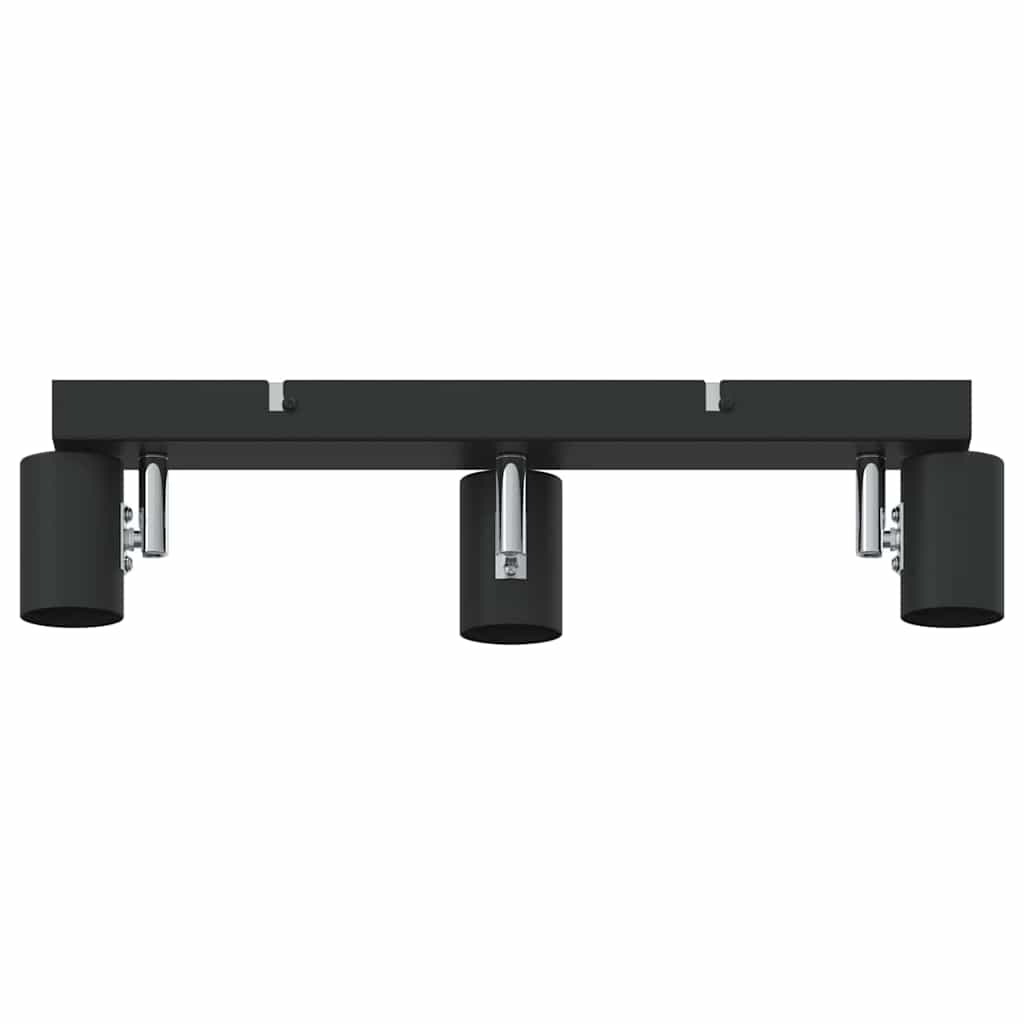 Stropni reflektor s reflektorima Crna 38 x 6,5 x 11,5 cm Metal