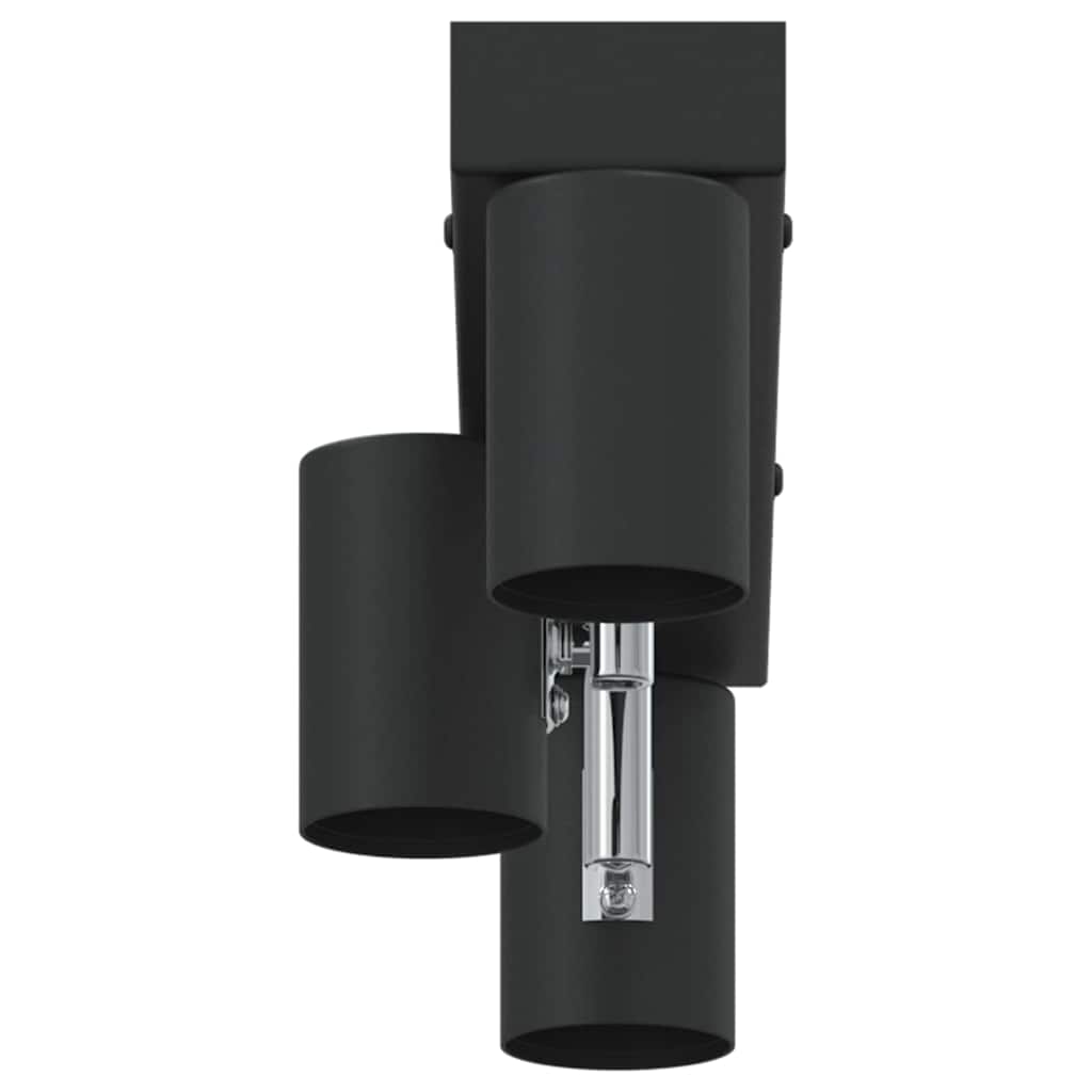 Stropni reflektor s reflektorima Crna 38 x 6,5 x 11,5 cm Metal