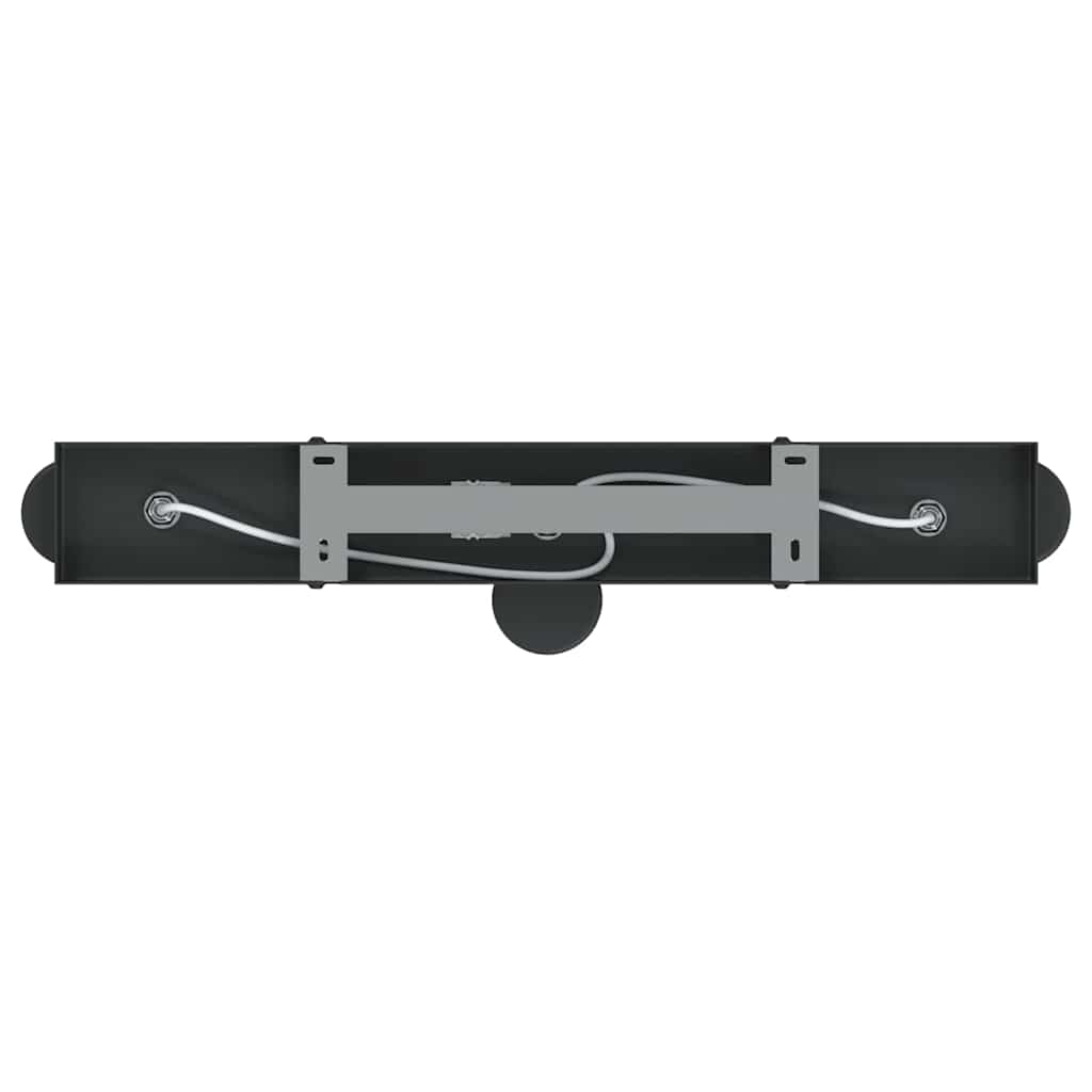Stropni reflektor s reflektorima Crna 38 x 6,5 x 11,5 cm Metal