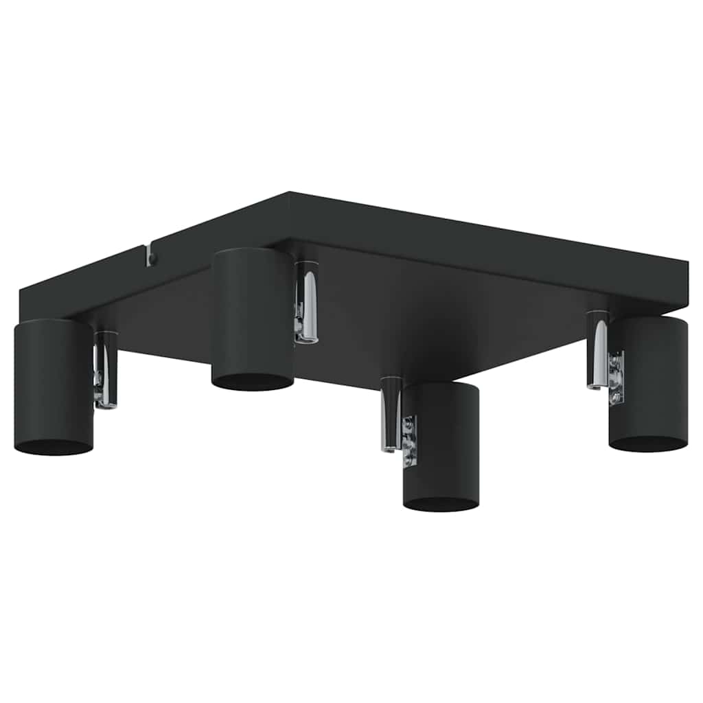 Stropni reflektor s reflektorima Crna 26,5 x 26 x 11,5 cm Metal