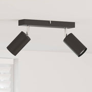Stropni reflektor s reflektorima Crna 26 x 6 x 16 cm Metal