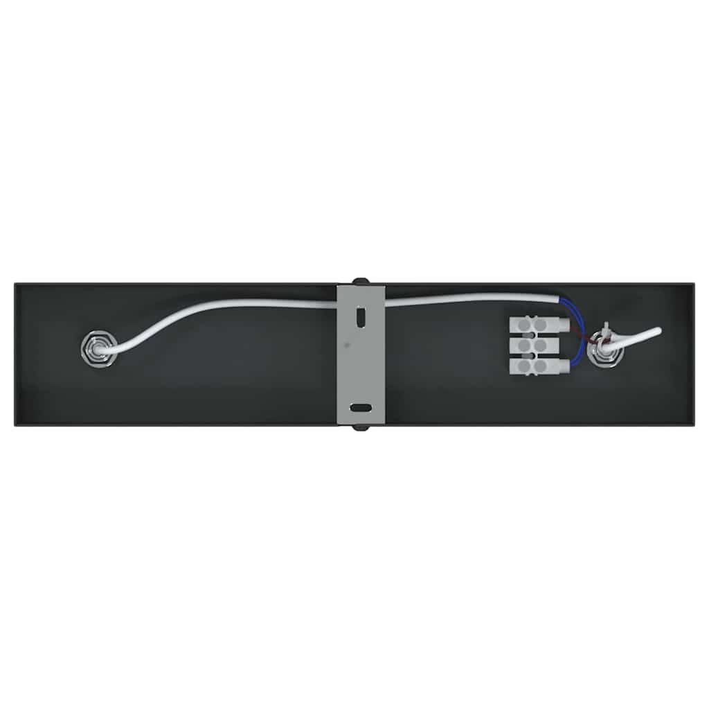 Stropni reflektor s reflektorima Crna 26 x 6 x 16 cm Metal