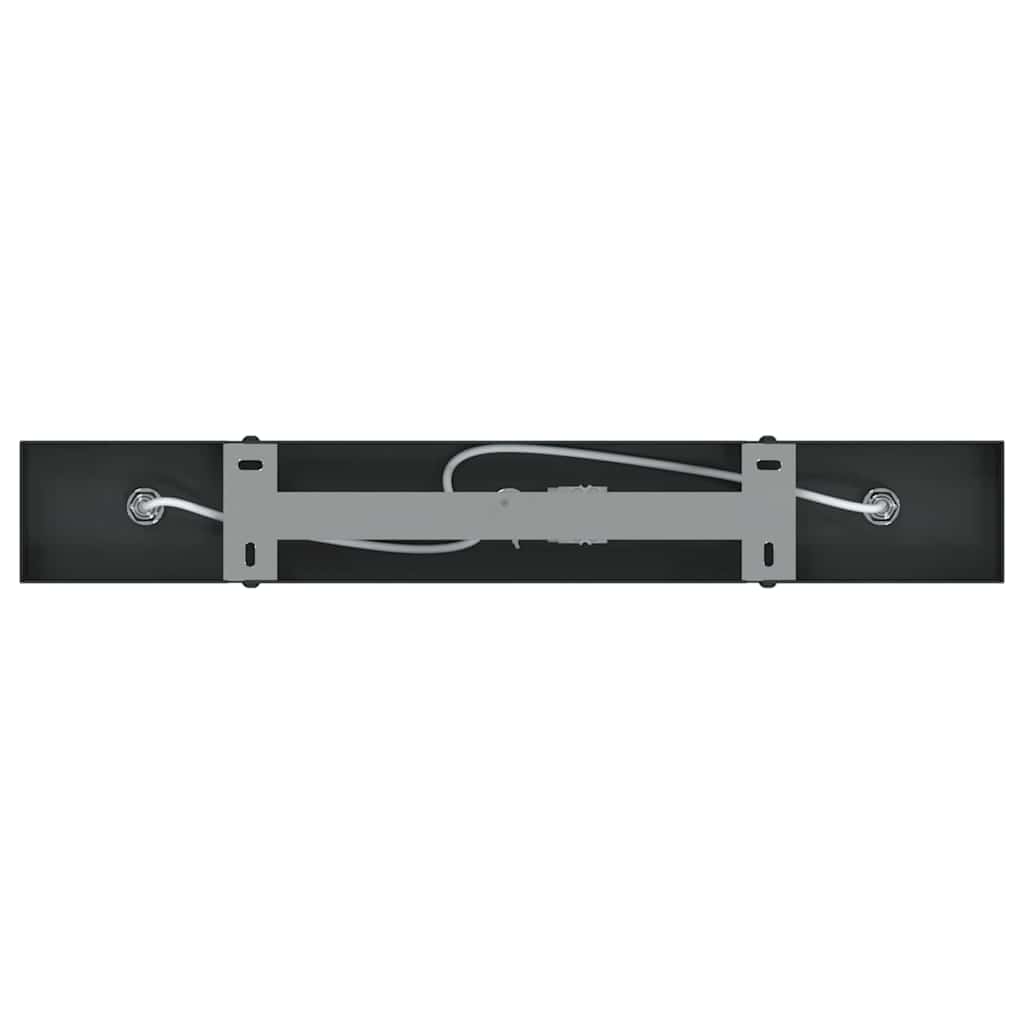 Stropni reflektor s reflektorima Crna 38 x 6 x 16 cm Metal