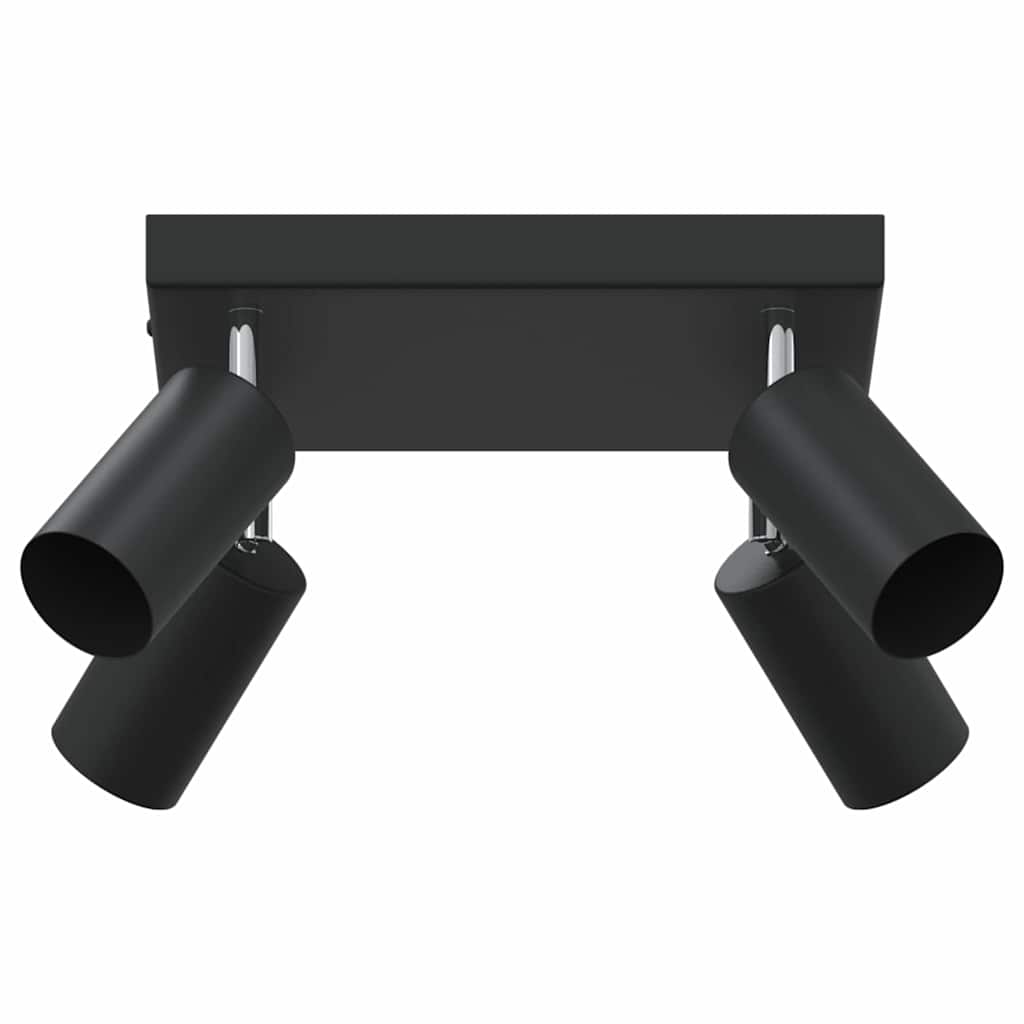 Stropni reflektor s reflektorima Crna 26 x 26 x 16 cm Metal
