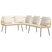 Sofa s jastukom Priroda 173 x 231 x 90cm Čelik