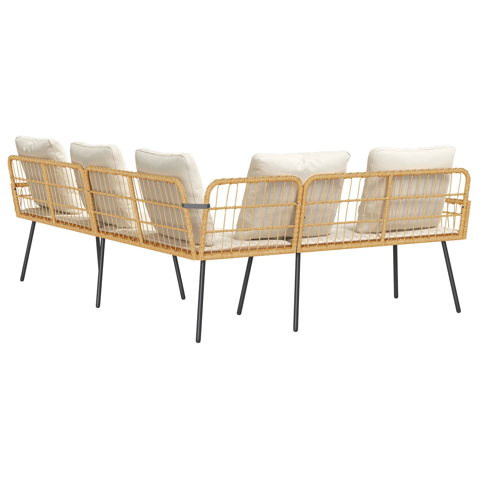 Sofa s jastukom Priroda 173 x 231 x 90cm Čelik