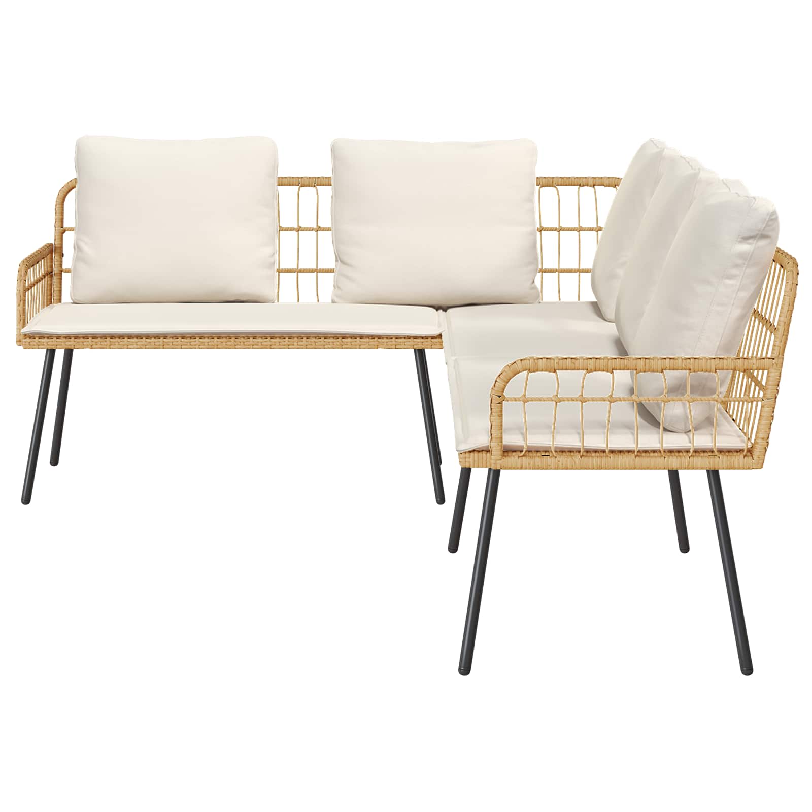 Sofa s jastukom Priroda 173 x 231 x 90cm Čelik