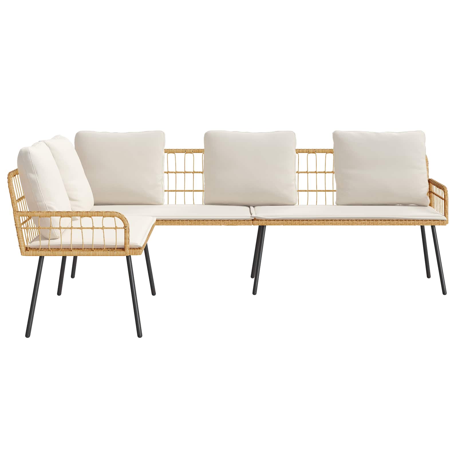 Sofa s jastukom Priroda 173 x 231 x 90cm Čelik