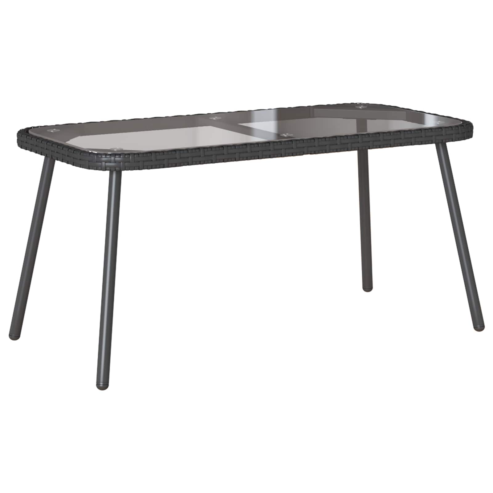 Kava Stol Crna 90 x 45 x 43 cm poliratan