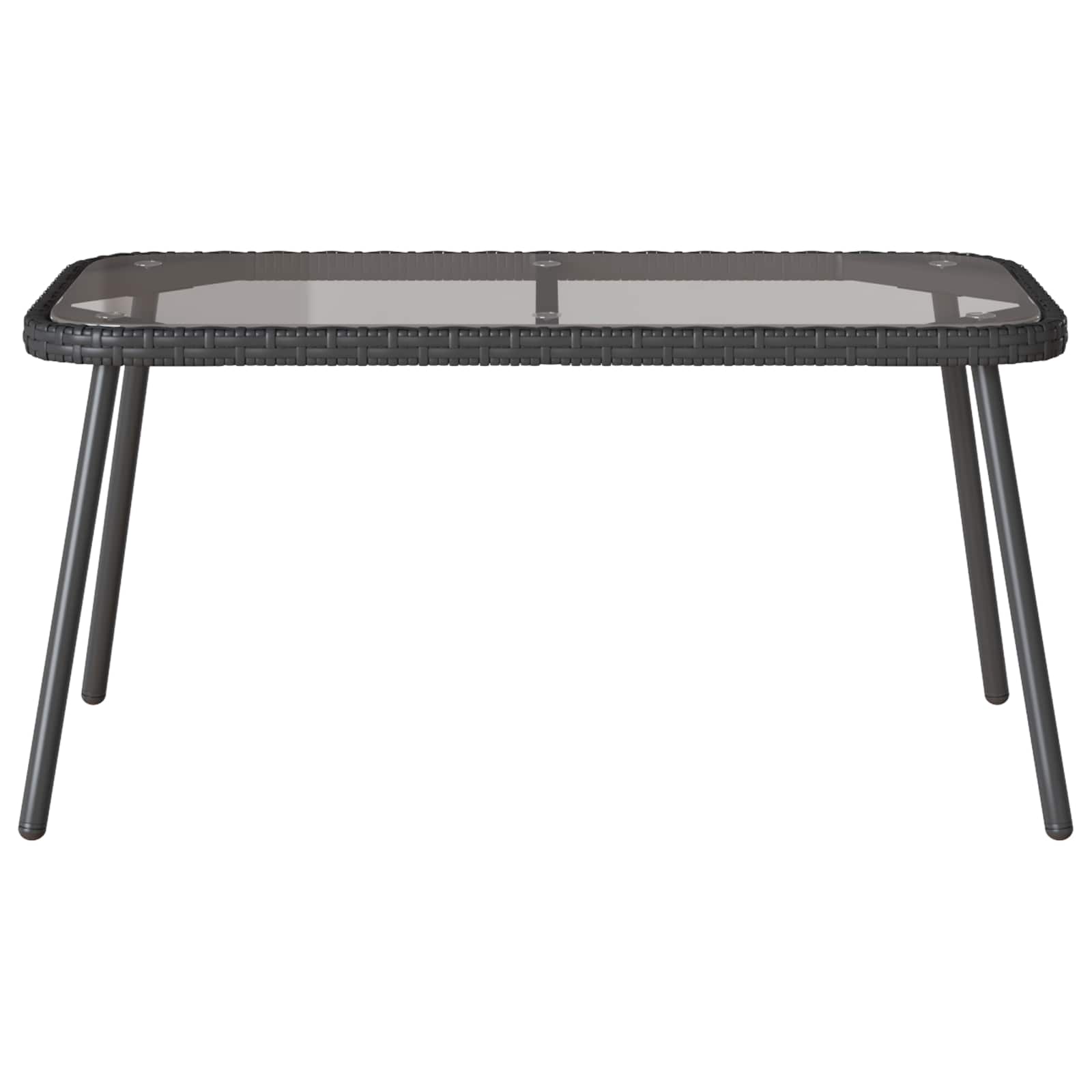 Kava Stol Crna 90 x 45 x 43 cm poliratan