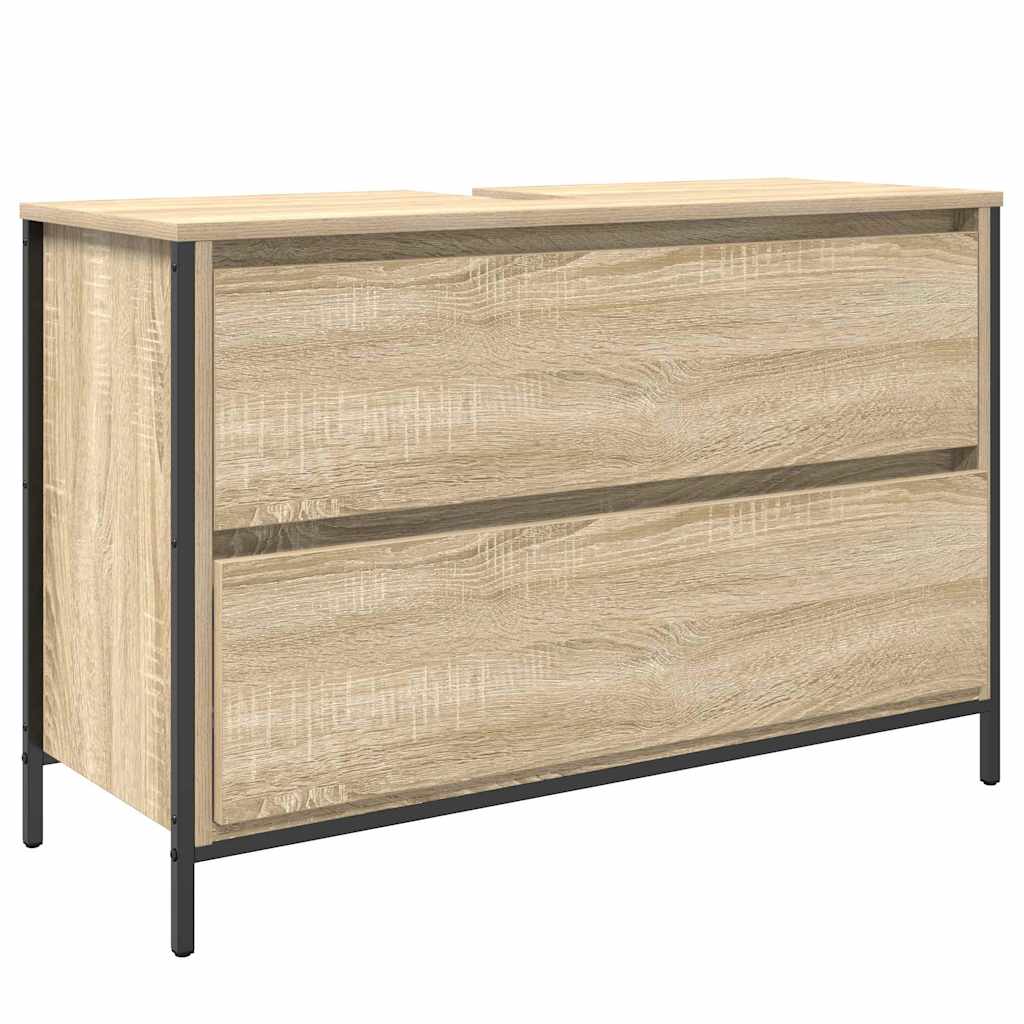 Set namještaja za kupaonicu s ladicama 3 pcs Sonoma hrast