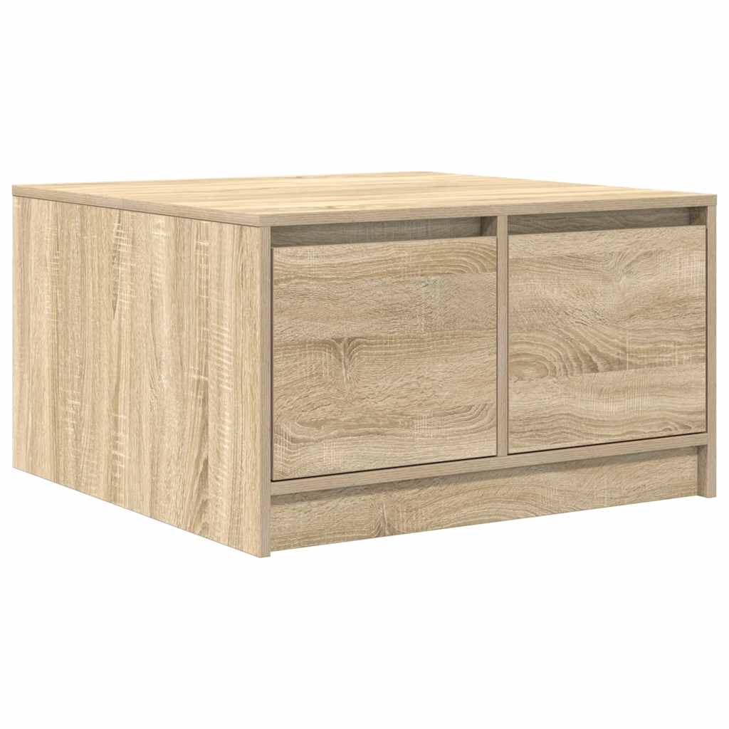 stol za kavu s ladicama sonoma hrast 70,5x70x40 cm