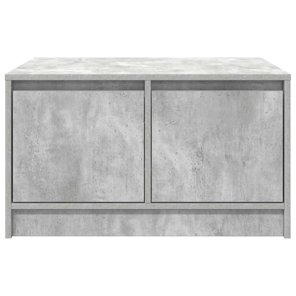 stol za kavu s ladicama beton sivi 70,5x70x40 cm
