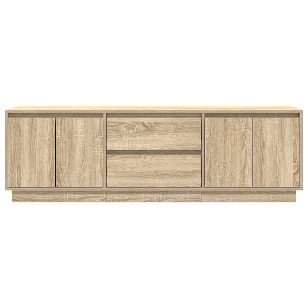 TV ormarić s LED svjetlima boja hrasta sonome 160,5x41x50 cm