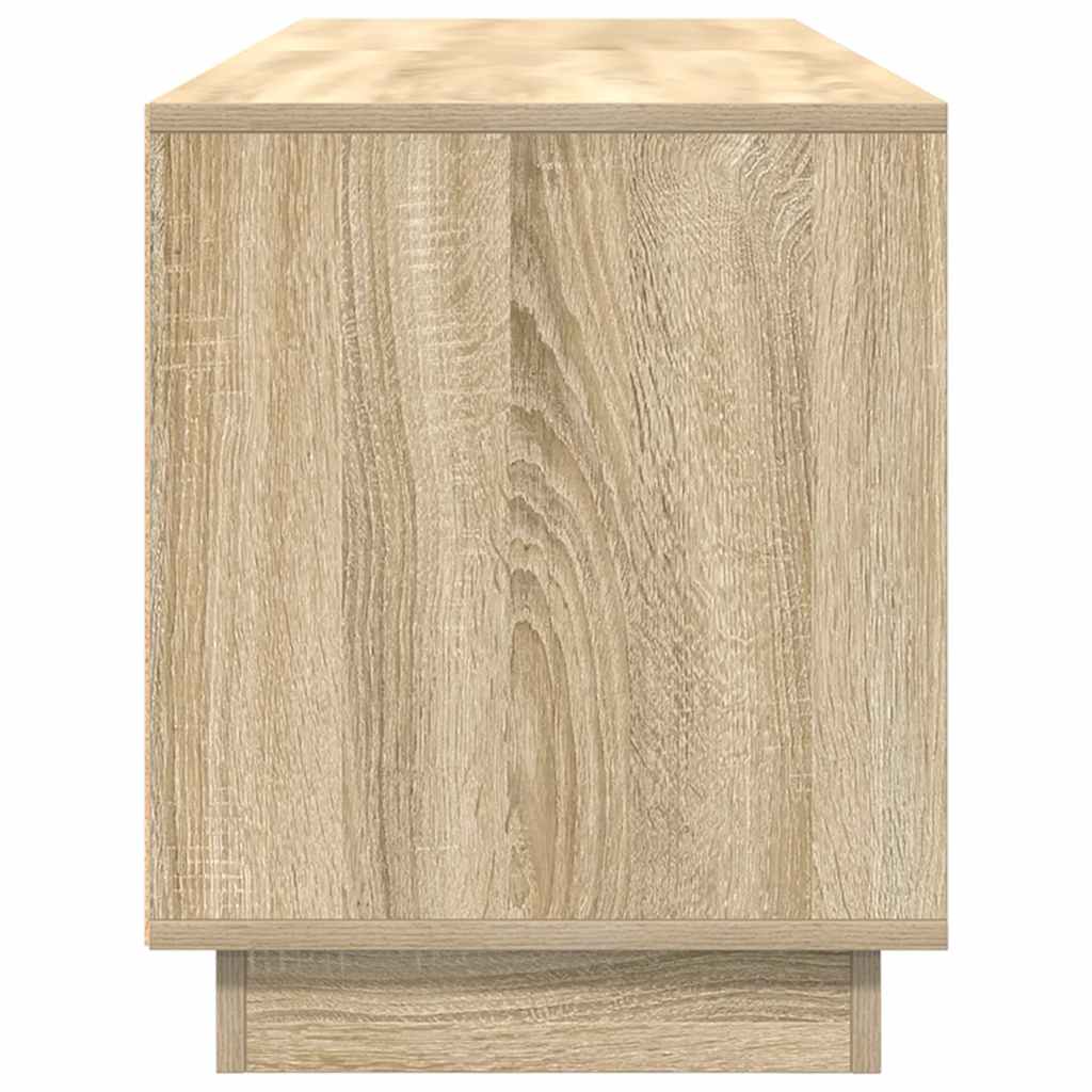 TV ormarić s LED svjetlima boja hrasta sonome 160,5x41x50 cm