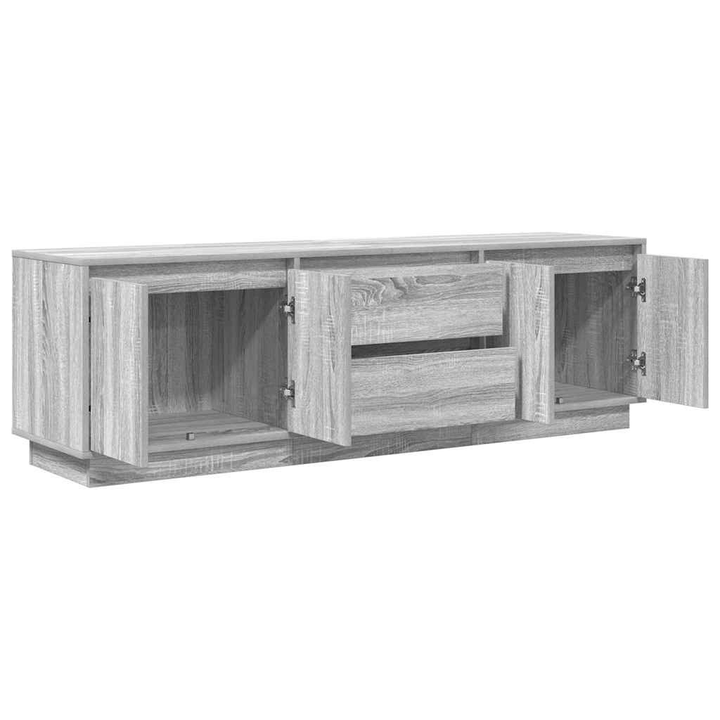 TV ormarić s LED svjetlima boja hrasta 160,5x41x50 cm
