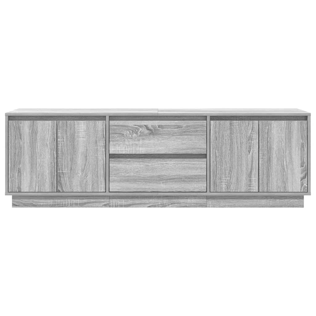 TV ormarić s LED svjetlima boja hrasta 160,5x41x50 cm