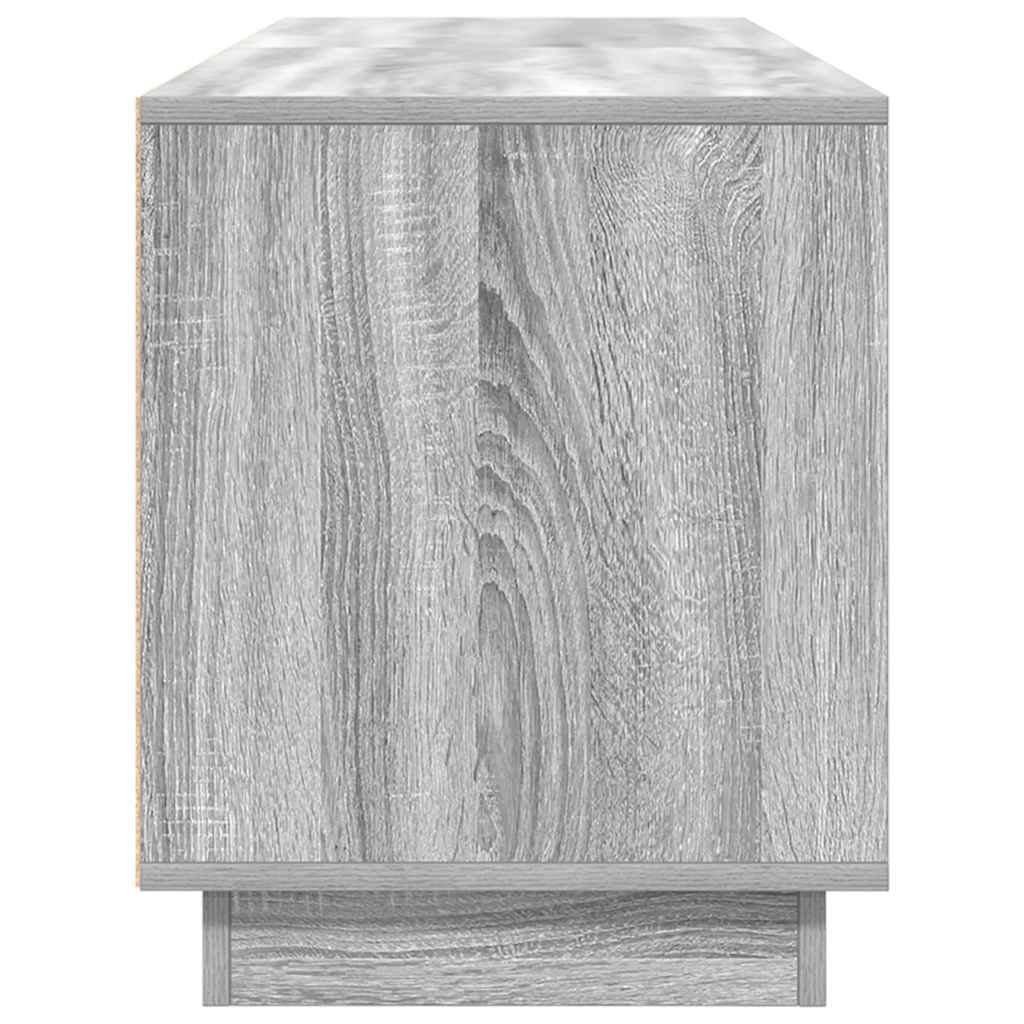 TV ormarić s LED svjetlima boja hrasta 160,5x41x50 cm