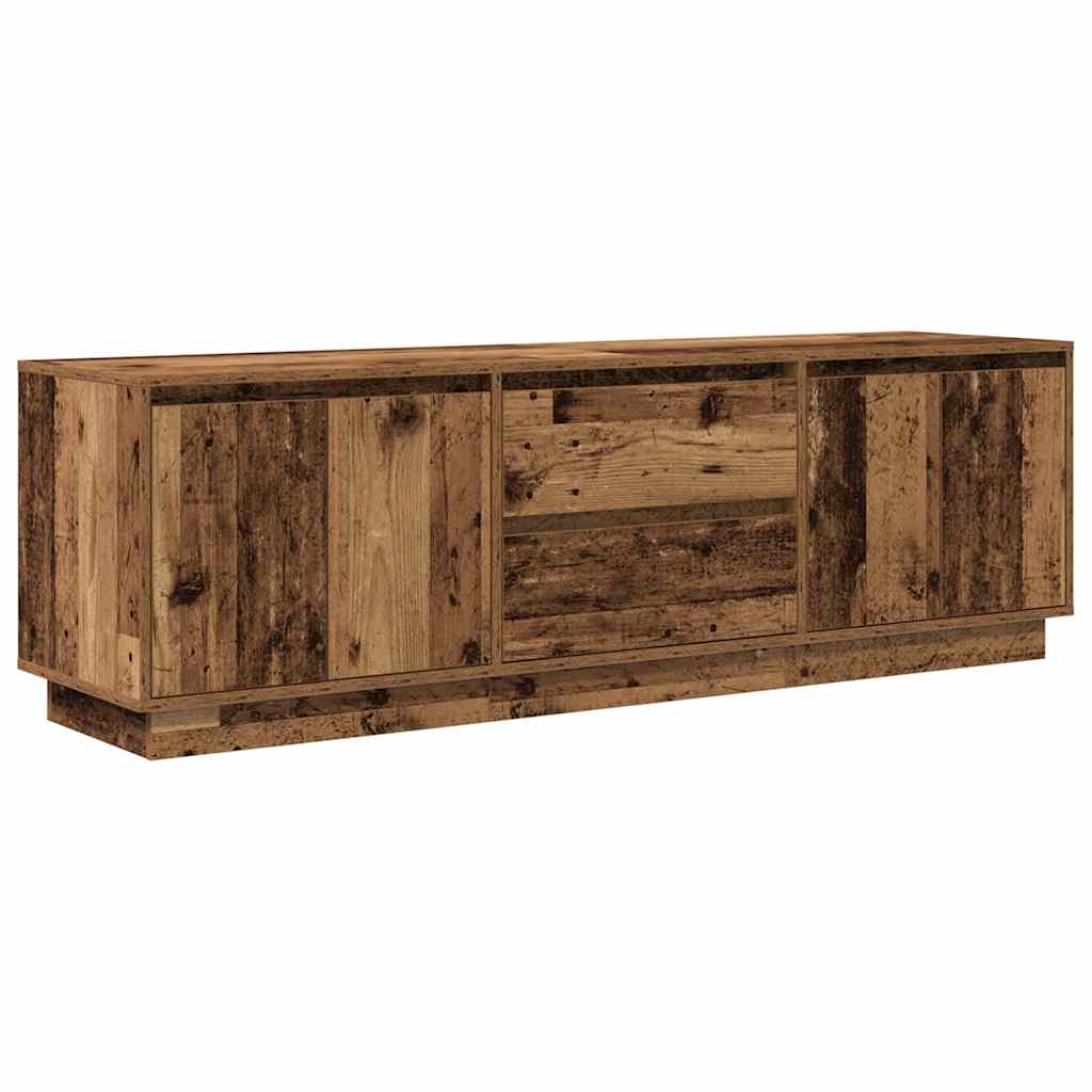 TV ormarići s LED svjetlima 2 kom boja drva 160,5x41x50 cm