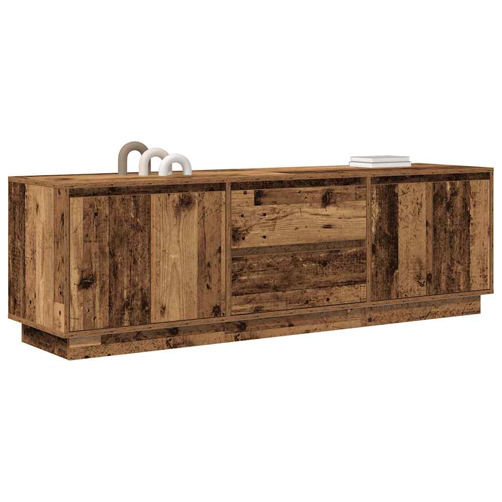 TV ormarići s LED svjetlima 2 kom boja drva 160,5x41x50 cm