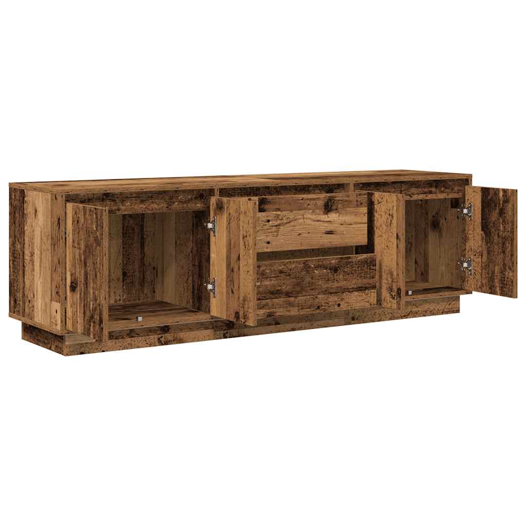 TV ormarići s LED svjetlima 2 kom boja drva 160,5x41x50 cm