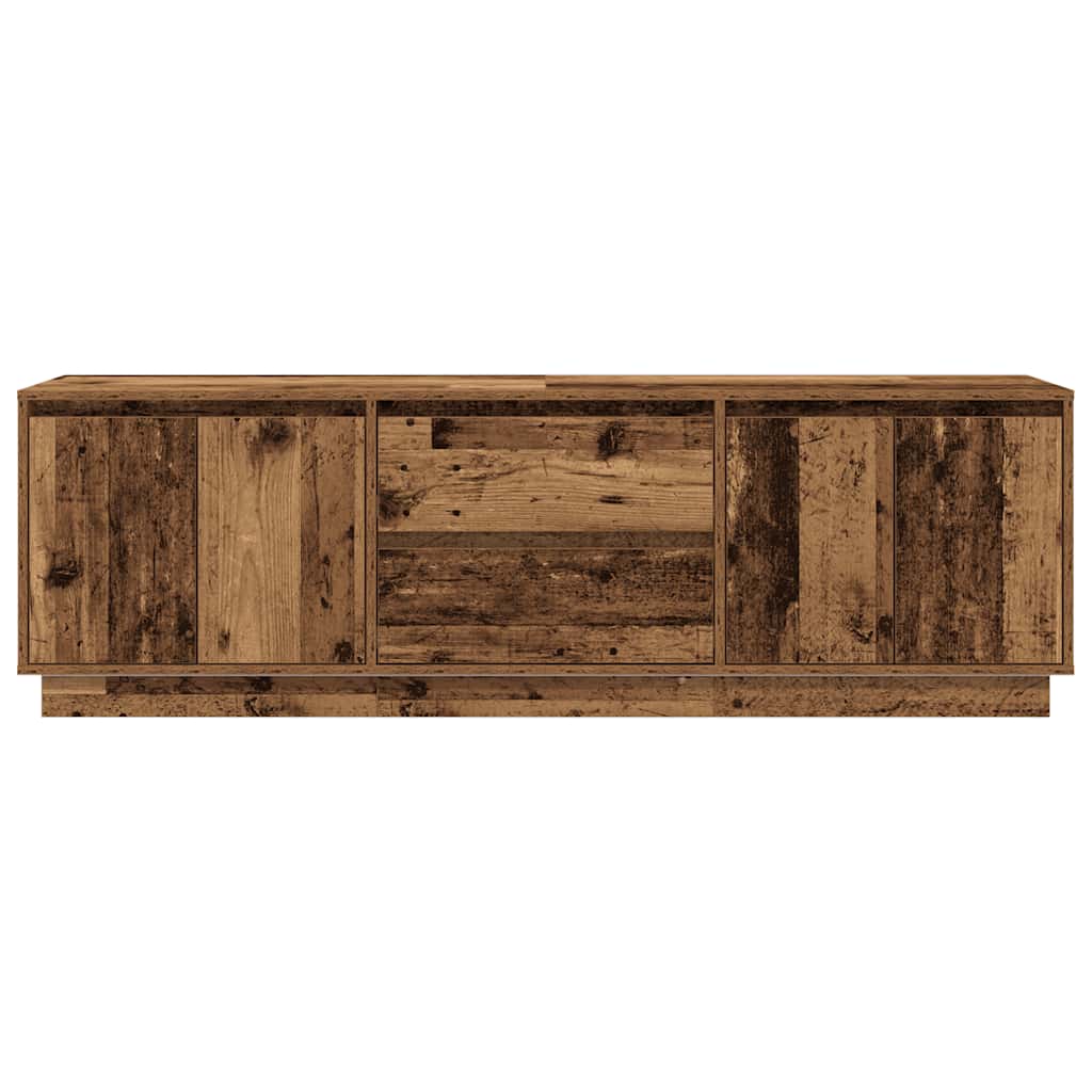 TV ormarići s LED svjetlima 2 kom boja drva 160,5x41x50 cm