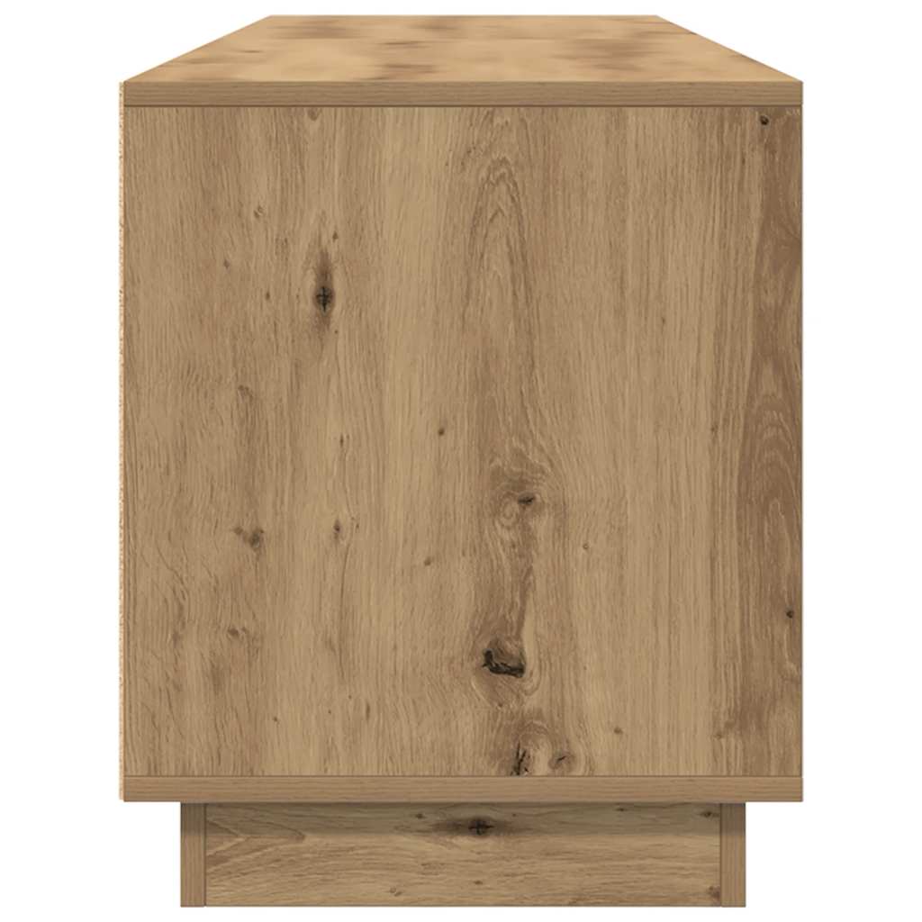 TV ormarić s LED svjetlima Artisan hrast 193,5x41x50 cm
