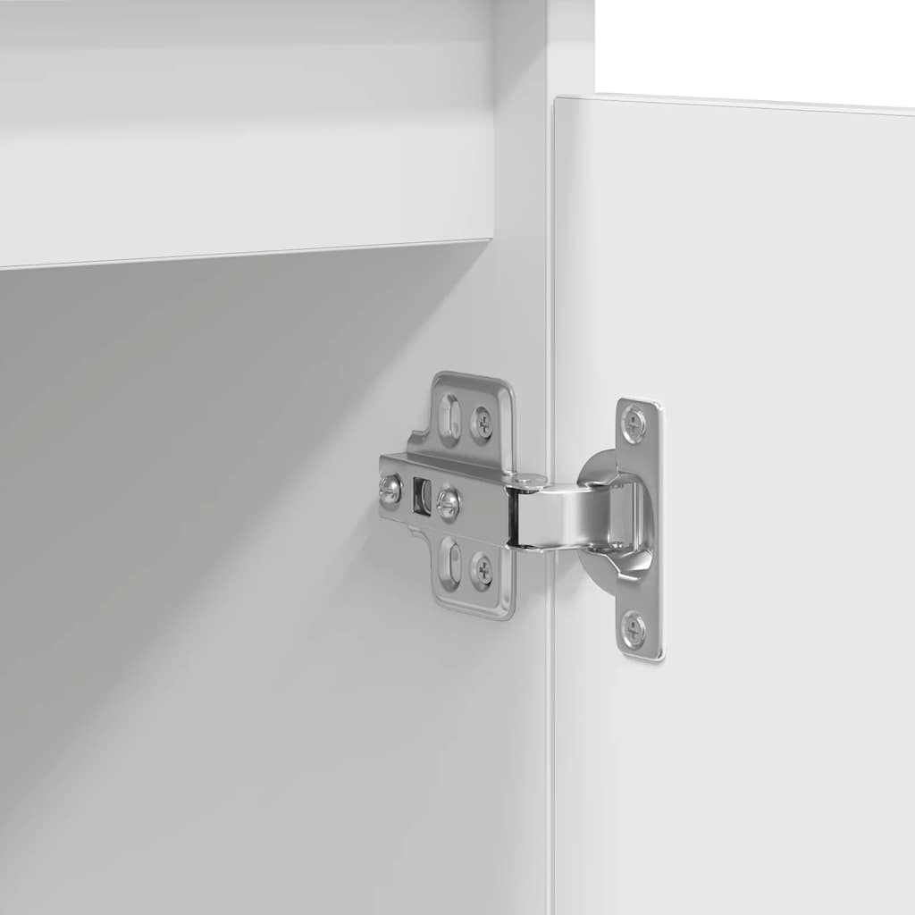 Komoda s ladicama bijela 100,5x35x76 cm konstruirano drvo