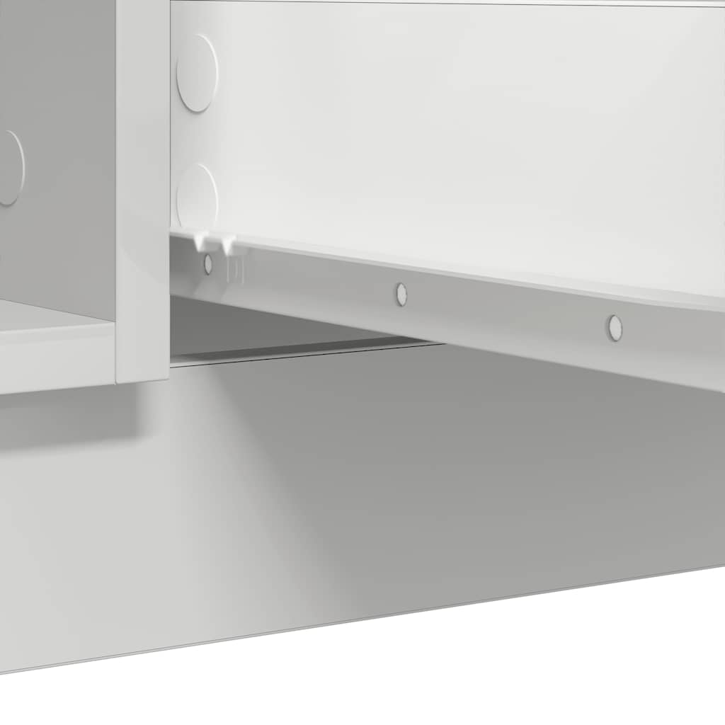 Komoda s ladicama bijela 100,5x35x76 cm konstruirano drvo