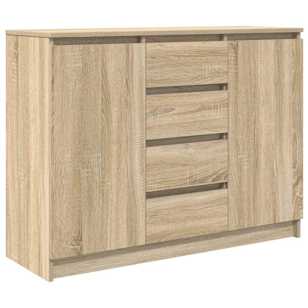 Komoda s ladicama hrasta sonome 100,5x35x76cm konstruirano drvo