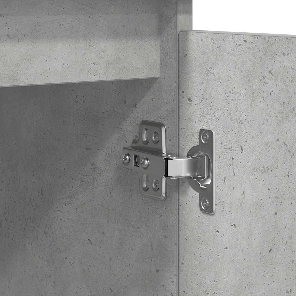 Komoda s ladicama beton siva 100,5x35x76 cm konstruirano drvo
