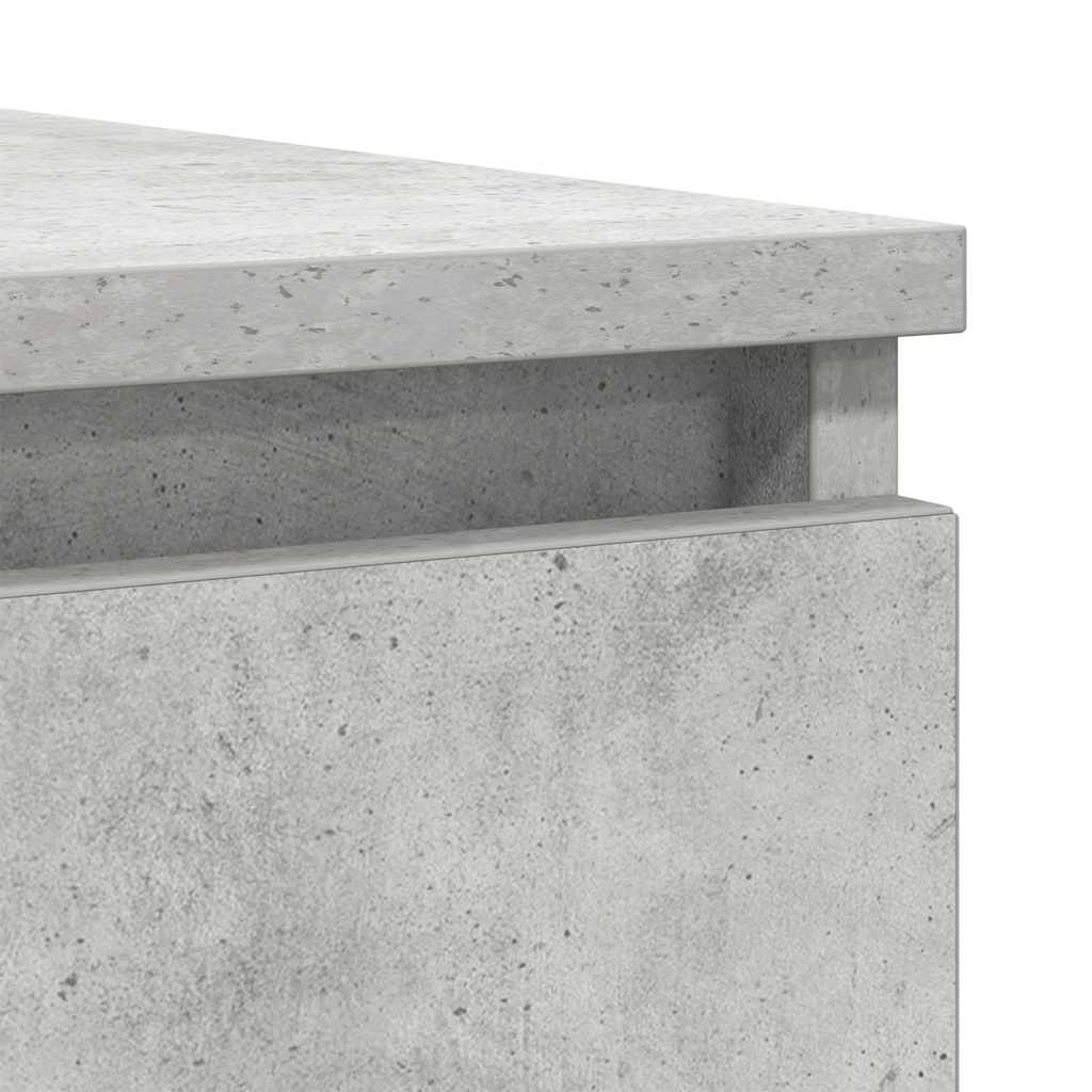 Komoda s ladicama beton siva 100,5x35x76 cm konstruirano drvo