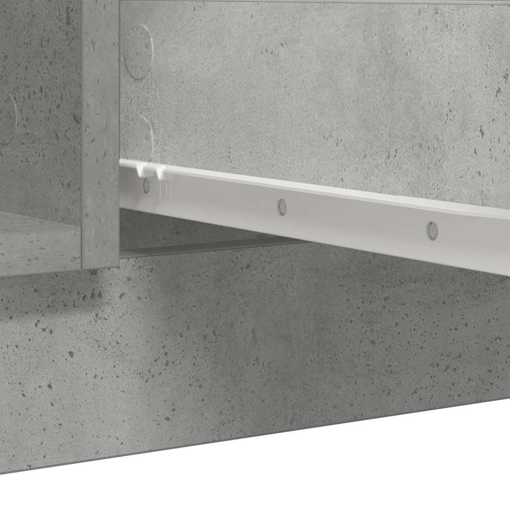 Komoda s ladicama beton siva 100,5x35x76 cm konstruirano drvo