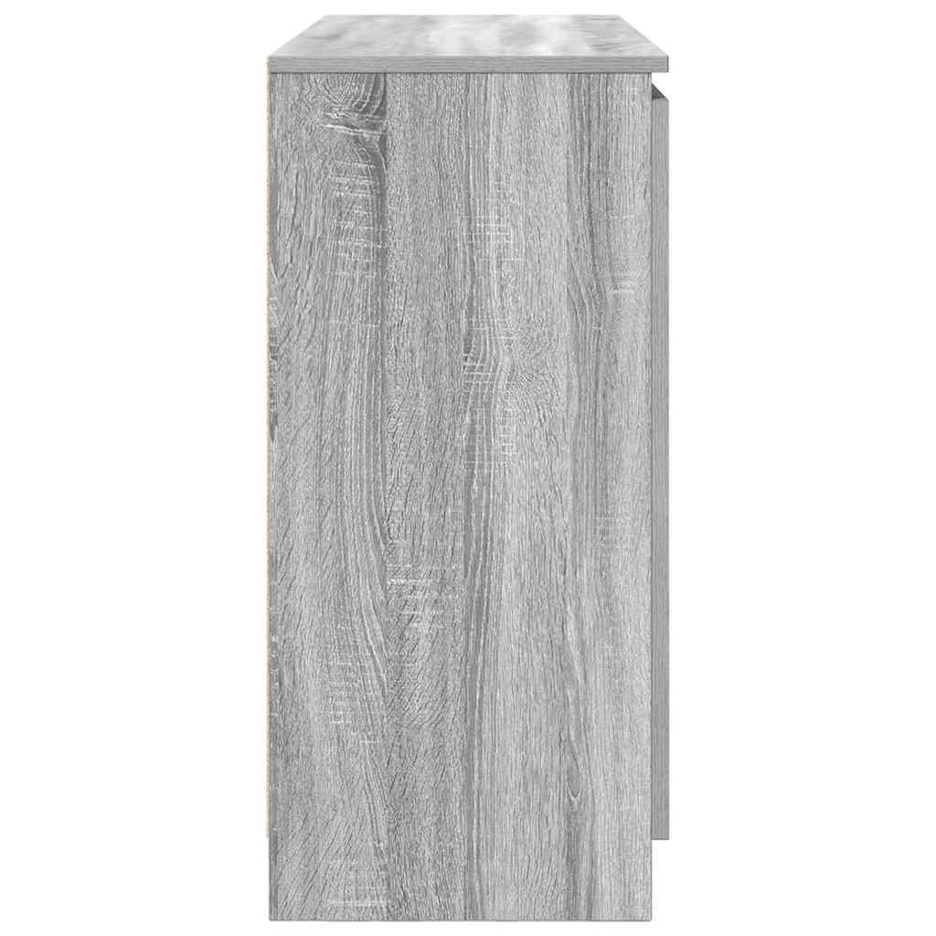 Komoda s ladicom siva sonoma 100,5x35x76 cm konstruirano drvo
