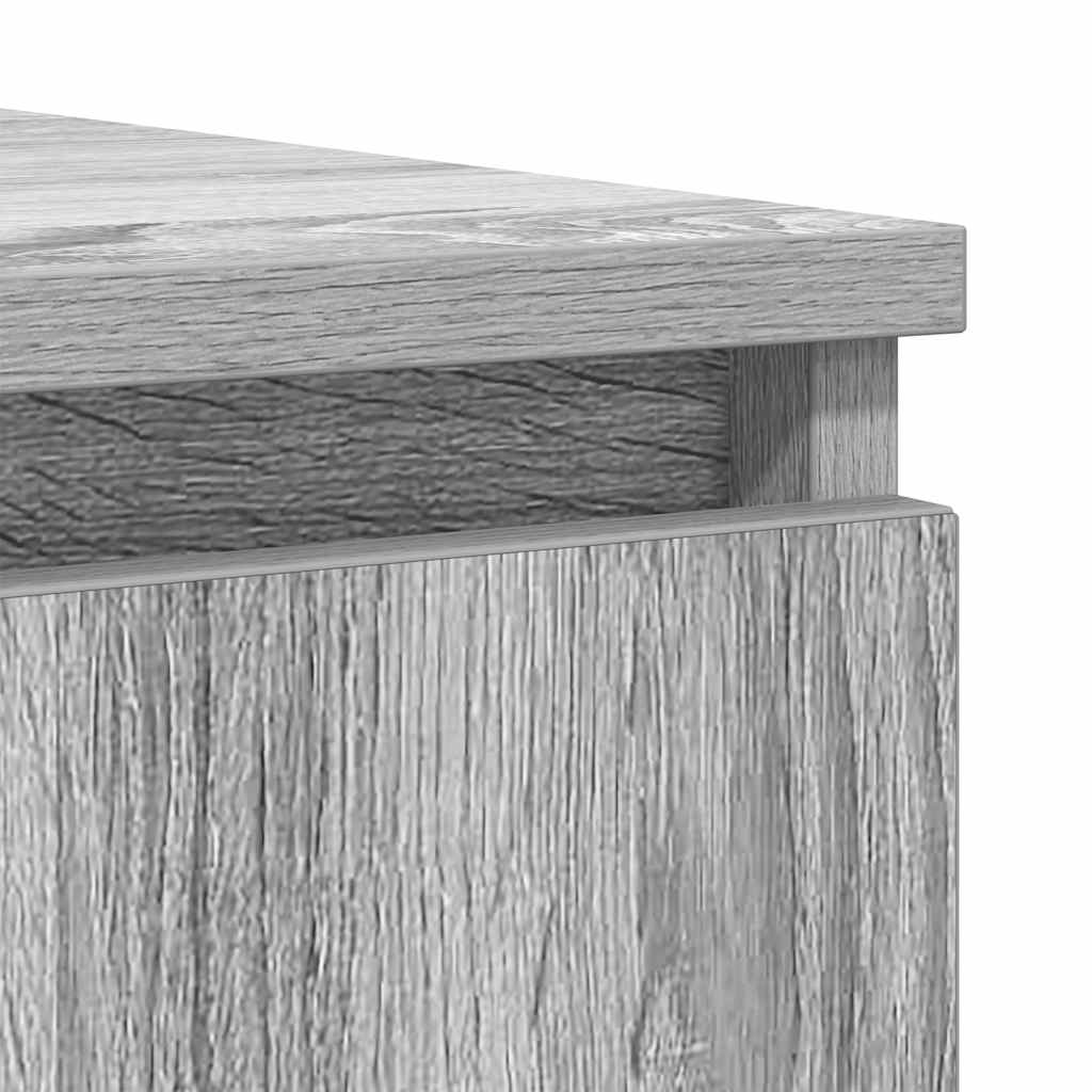 Komoda s ladicom siva sonoma 100,5x35x76 cm konstruirano drvo