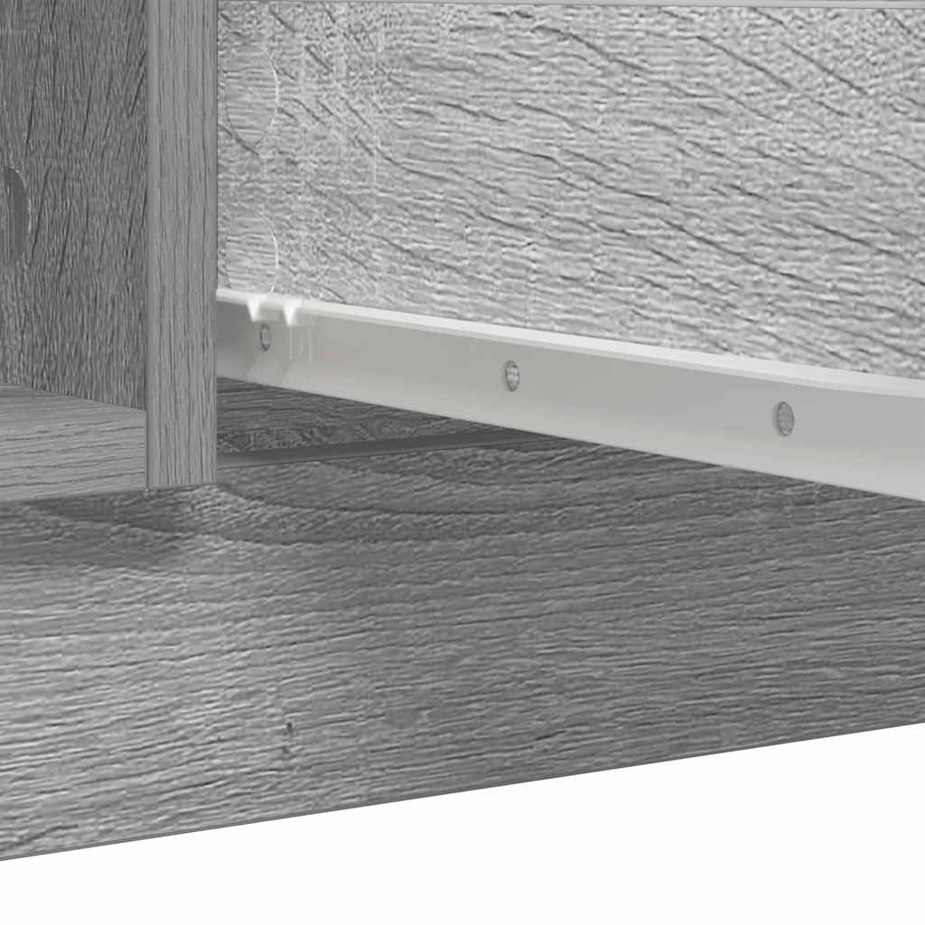 Komoda s ladicom siva sonoma 100,5x35x76 cm konstruirano drvo