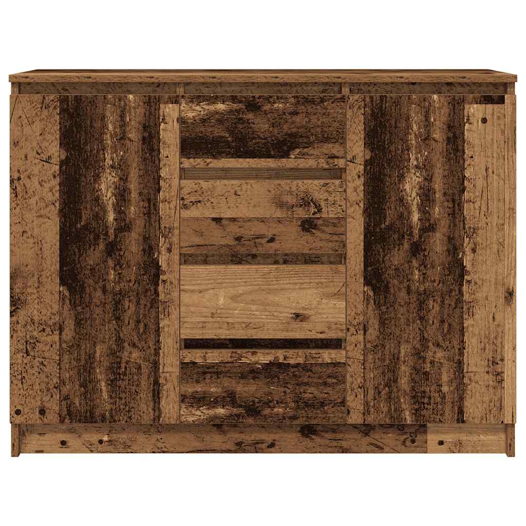 Komoda s ladicama staro drvo 100,5x35x76 cm konstruirano drvo