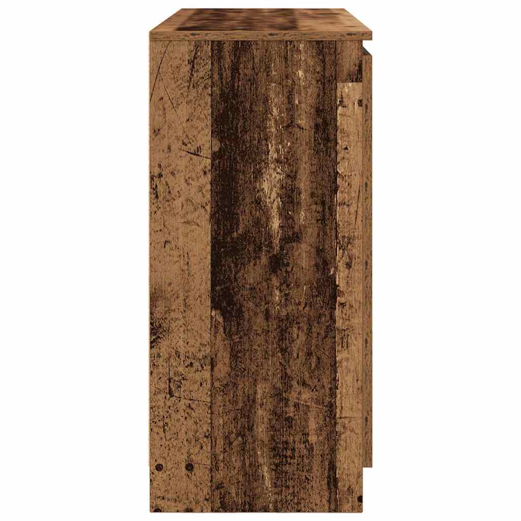Komoda s ladicama staro drvo 100,5x35x76 cm konstruirano drvo