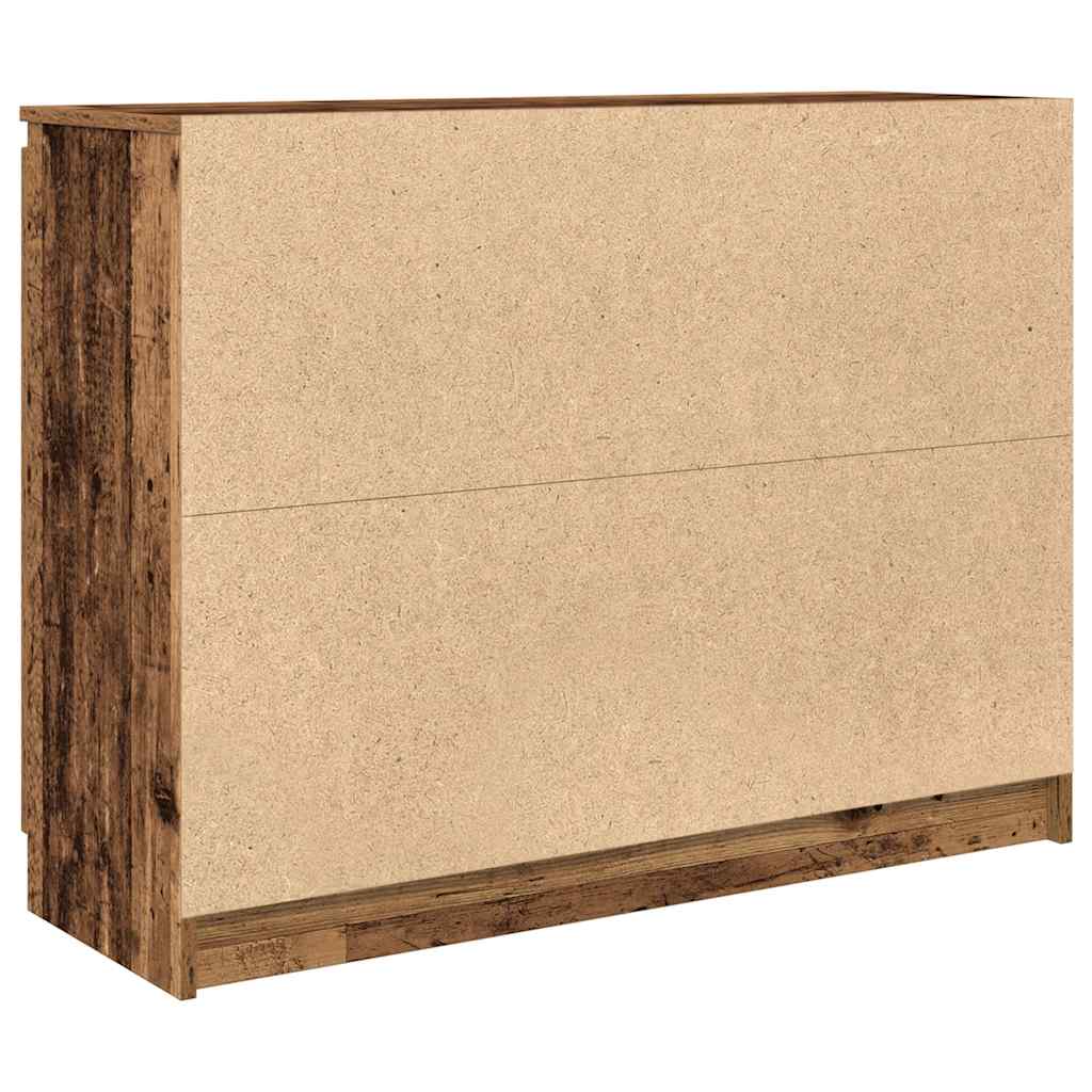 Komoda s ladicama staro drvo 100,5x35x76 cm konstruirano drvo