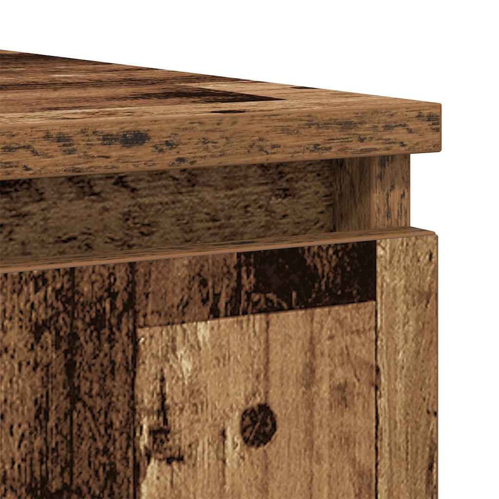 Komoda s ladicama staro drvo 100,5x35x76 cm konstruirano drvo